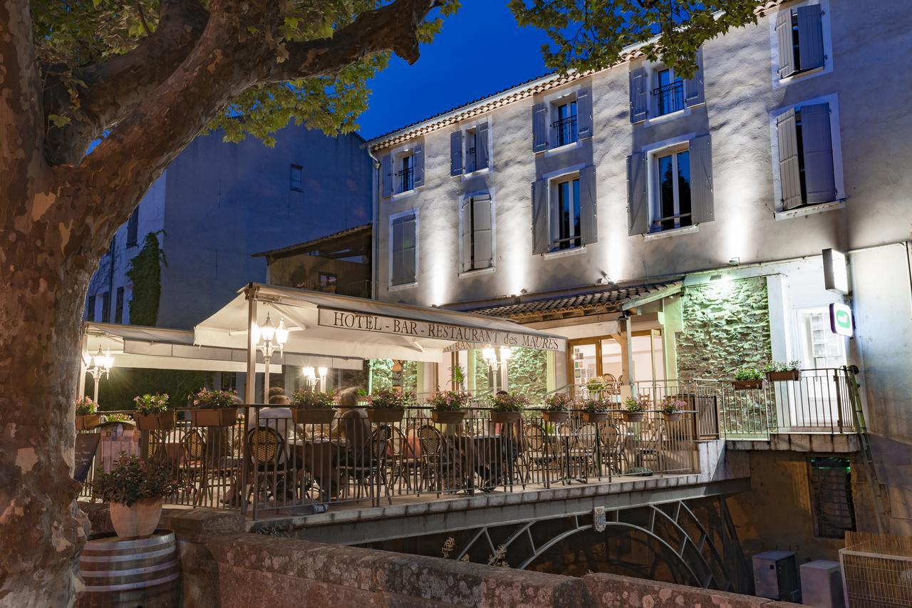 Hotel Restaurant Des Maures Collobrieres Bagian luar foto